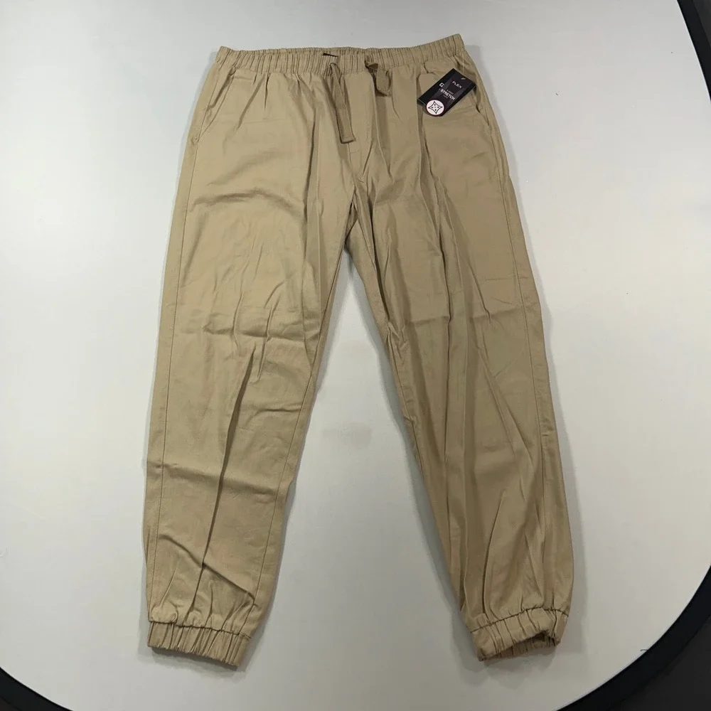 Galaxy Harvic Jogger Cargo Pants Mens 2XL Tan‎ Khaki 4 Way Stretch $48 NEW